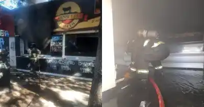 Incendio en una carnicería de zona oeste: importantes daños materiales y pérdidas de mercaderia