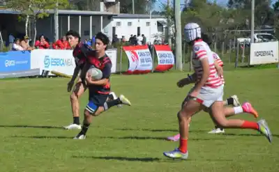 El rugby y hockey infantil coparon Taraguy: una jornada inolvidable