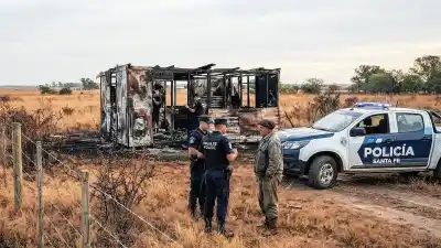 Hallazgo que estremeció a San Cristóbal: dos cuerpos calcinados y un rastro de sangre que desconcierta a los peritos