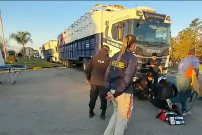 Una adolescente en bicicleta fue embestida por un camión y terminó derivada a Concordia