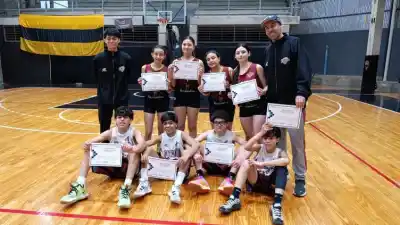 Olimpia se quedó con todo: doble clasificación en el básquet 3x3 de los Juegos Evita