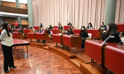 78 alumnos de Comodoro Rivadavia viven una experiencia única: de legisladores por un día a avistar ballenas