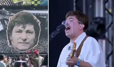 Polémica en Lollapalooza Chile: Una banda proyecta imágenes de líderes mundiales con símbolos nazis