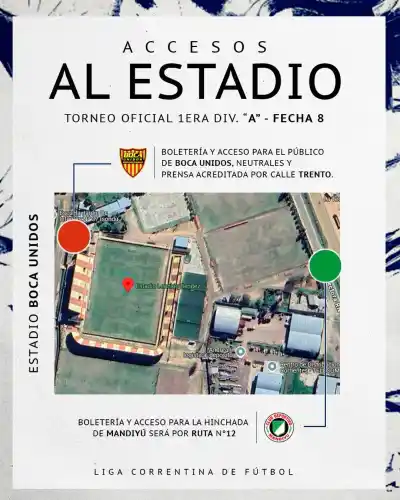 El clásico capitalino que nadie quiere perderse: Boca Unidos y Mandiyú chocan por la octava fecha