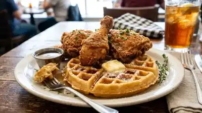El secreto culinario que conquistó Estados Unidos: la historia detrás del pollo y el waffle