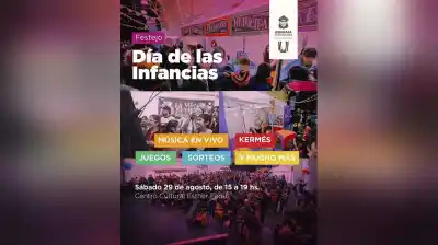 Un festejo para las infancias: kermés, música y sorteos en el Centro Cultural Esther Fadul