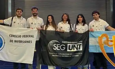 Hicieron historia en EE.UU.: los tres estudiantes de la UNT que arrasaron en el Mundial de Geociencias