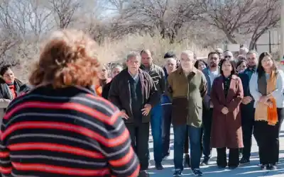 Jalil en Santa María: inauguró obras clave que terminan con un histórico aislamiento
