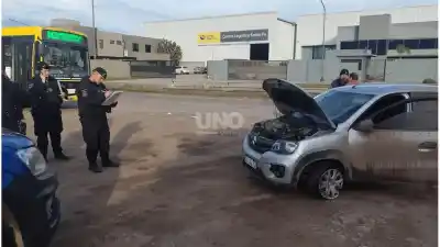 Un robo que terminó en persecución: recuperaron el auto en Aristóbulo del Valle