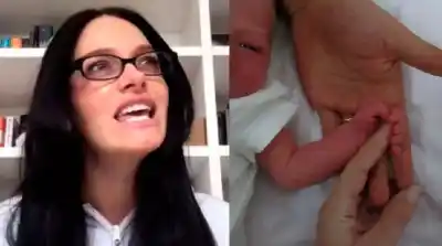 Oriana Sabatini reveló el insólito momento en el que comenzó el trabajo de parto de su hija Gia
