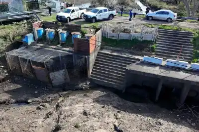 El Niño acecha: relevan el terraplén de Monte Caseros para evitar anegamientos