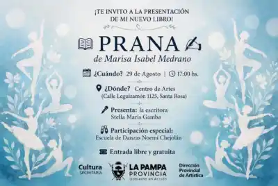 Presentan PRANA, el nuevo libro que fusiona yoga y poesía en el Centro de Artes