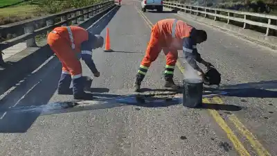Media calzada en el puente del río El Abra: ¿qué está pasando en la Ruta 64?