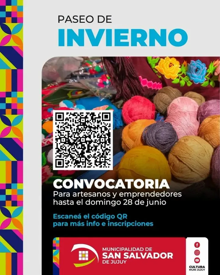 Flyer del Paseo de Invierno 2026