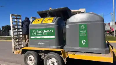 La capital rionegrina amplía su red de reciclaje: 7 nuevas campanas para separar residuos