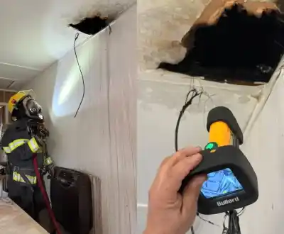Una falla eléctrica casi provoca un incendio en una casa de Centenario: los detalles