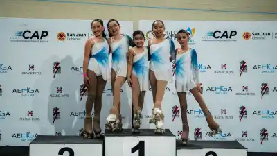 El Velódromo Alejo Chancay fue sede de un Provincial que reunió a más de 80 patinadoras