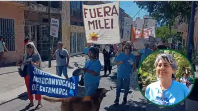 Jubilados catamarqueños se movilizan contra el ajuste y apuntan contra Milei