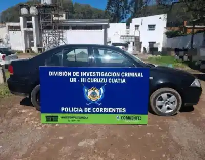 Un Volkswagen Bora con pedido de captura fue hallado en Curuzú Cuatiá: la insólita excusa del conductor
