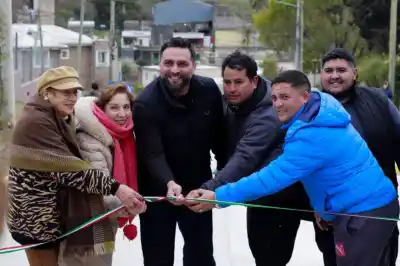 Pavimentación en Río Ceballos: la obra que prometió el intendente ya es una realidad