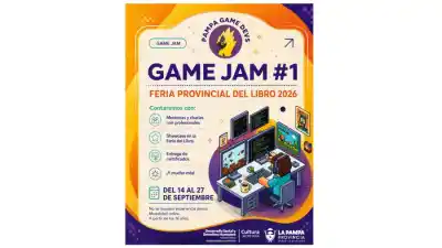 La Feria del Libro de La Pampa suma su primera Game Jam: el desafío que une literatura y videojuegos
