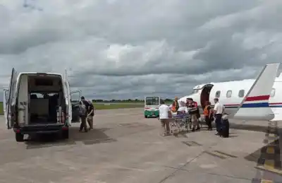Operativo aéreo de emergencia: así trasladaron a un herido grave desde Santa Fe a Tucumán