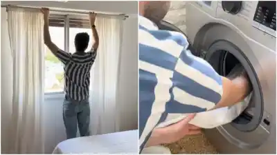 El truco que nadie te contó para lavar las cortinas: el error que casi todos cometen al sacarlas del lavarropas