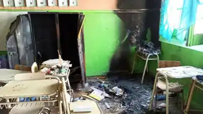 Un joven de 18 años, el autor de los destrozos e incendio en una escuela de La Quiaca