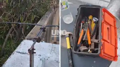 Intentó robar el sistema de pararrayos del CONICET y las cámaras lo delataron