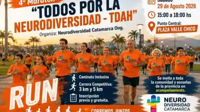 Una maratón que invita a reflexionar: Catamarca se moviliza por la neurodiversidad