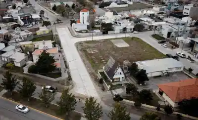 Playa Unión: culminó la pavimentación de la calle Rivadavia y ya es un hecho