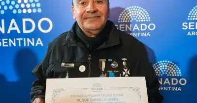 El único granadero catamarqueño de Malvinas recibió un emotivo homenaje en el Congreso