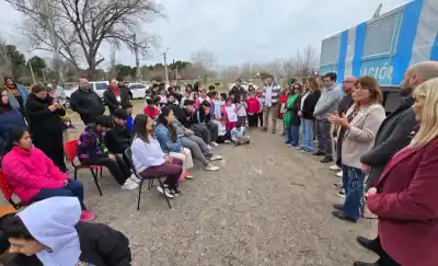 Inauguraron un aula taller móvil en Duval y ya piensan en el próximo congreso ambiental
