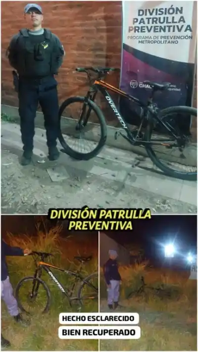 Lo dejó tirada y escapó: recuperan una bicicleta robada en Resistencia