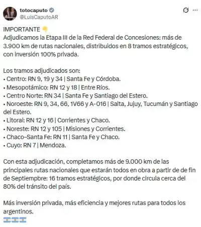 El plan de rutas que ilusiona a Corrientes: ¿qué pasa con el Corredor Belgrano?