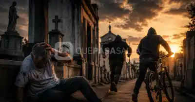 Intentó escapar saltando una medianera: la insólita secuencia detrás del robo de una bicicleta en un cementerio
