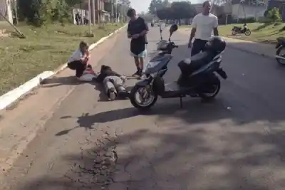Una concejal terminó en el hospital tras un insólito accidente en Saladas
