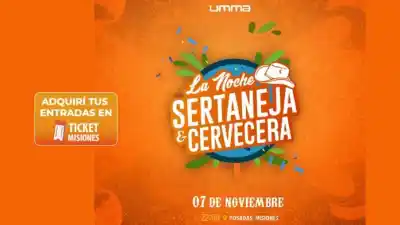 Vuelve la Noche Sertaneja y Cervecera a Posadas: entradas con promo y una edición que promete batir récords