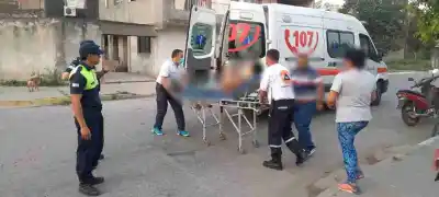 Un herido en Monteros al chocar un auto y una moto