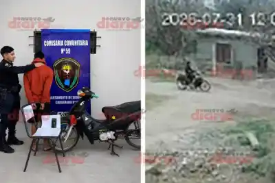Un video lo delató: así cayó el ladrón de una moto en el barrio General Paz