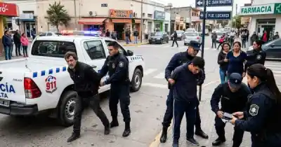 Le arrebataron el celular en pleno centro, pero su fuga duró segundos: qué encontró la policía