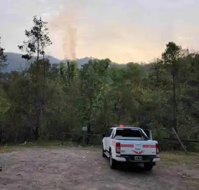 Incendio en El Indio: “Recomiendan circular con precaución por la 307”