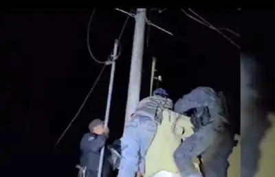 Quedó atrapado entre un poste y un techo cuando intentaba robar en Metán