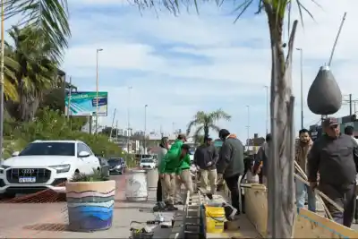 Paraná renueva el acceso norte: obras en el cantero central de Antonio Crespo
