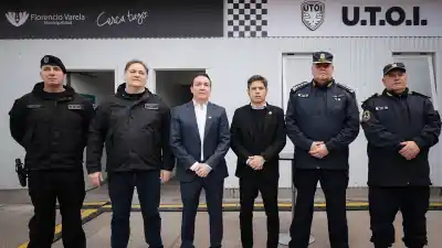 Kicillof blindó Florencio Varela: nueva base UTOI y 150 efectivos para frenar el delito