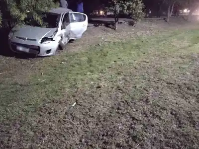 Ruta 344: Perdió la rueda de la camioneta y ocasionó un accidente