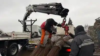 Entraron 8 mil kilos de hierro al Natatorio Municipal: el detalle que nadie contó