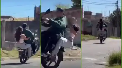 Impactante video: buscan a la pareja que hacía "willy" con un bebé en brazos