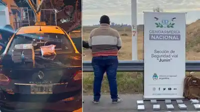 Un audio delató al cerebro del traslado de 26 kilos de cocaína: la orden que ignoró el taxista