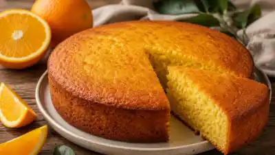 La torta de naranja que se hace con la fruta entera y conquista todas las meriendas